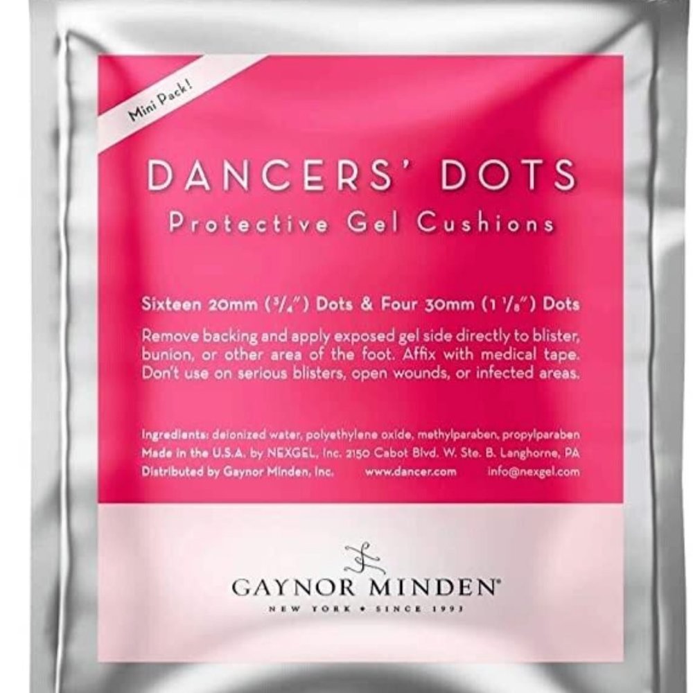 Gaynor Minden SA-T-134-20 Pink Dancers' Dots Protective Gel Cushions Pack
